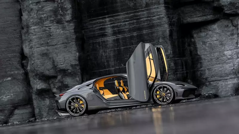 Koenigsegg's first four-seater is a hybrid megamachine with 1,700 horsepower.