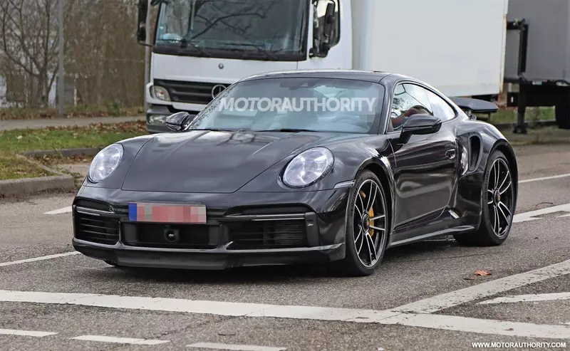 Spy shots and video of the 2020 Porsche 911 Turbo.