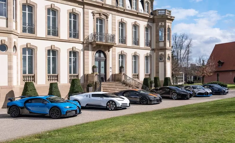 Bugatti suspends production, but not before rare models come together