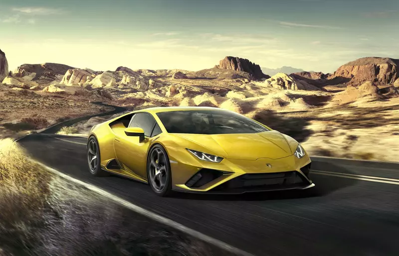 Rear-wheel drive Lamborghini Huracan Evo ready for drifting