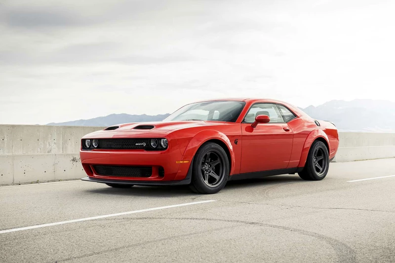 A 2020 Dodge Challenger Superstock with a magical dragstrip conversion.