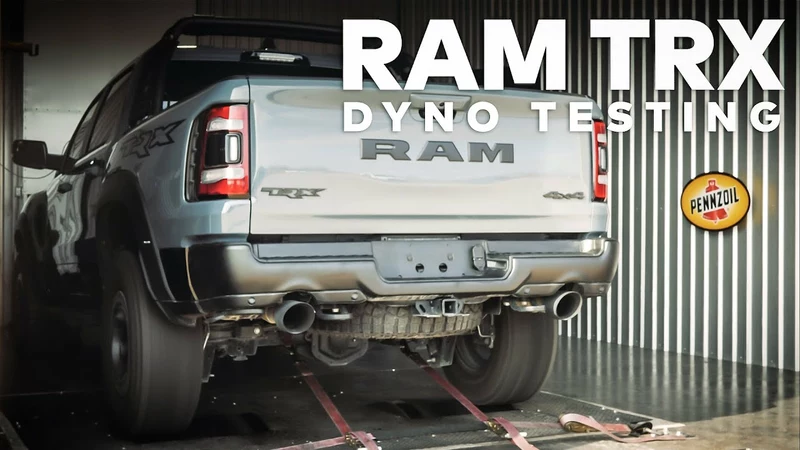 2021 Ram 1500TRX on the dyno: 583 hp at the rear wheels.