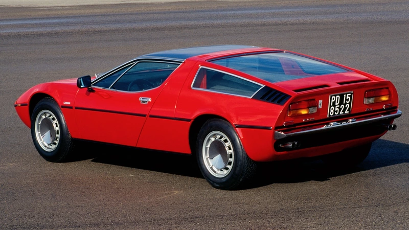 Maserati Bora, the brand's first mid-engine car, turns 50