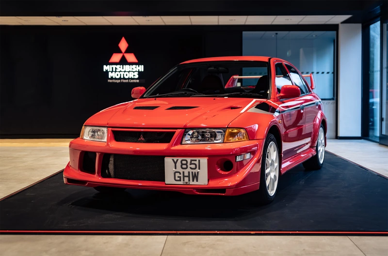 Mitsubishi is selling vintage cars, including a rare Lancer Evo