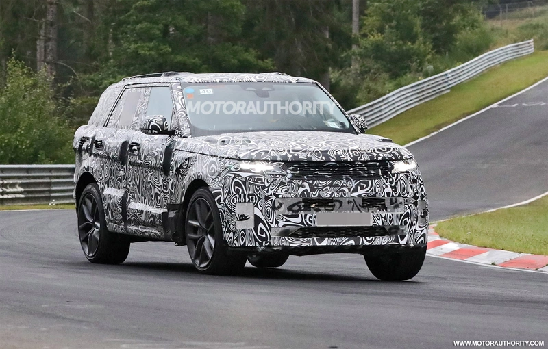 Spy shots and video 2024 Land Rover Range Rover Sport SVR: high-performance crossover reveals itself