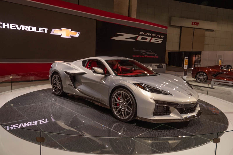 2023 Chevrolet Corvette Z06, the first retail car to be offered at auction.