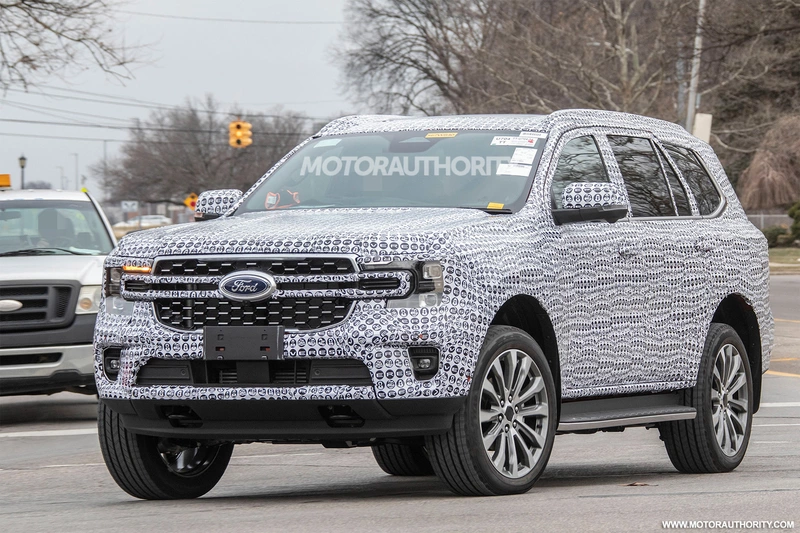 Ford Everest 2022 spy shots and video: Ranger-based SUV spotted