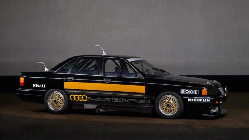 A record-breaking 1988 Audi 200 Turbo Quattro "Nardo 6000", one of three cars for sale.