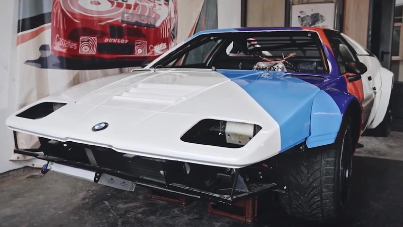 BMW M1 enthusiasts assemble professional cars from spare parts