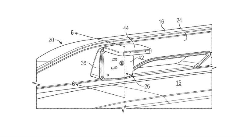 Ford Patents Power Outlet on Roof Rail