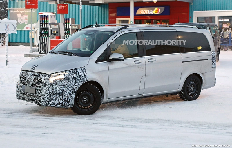 2024 Mercedes-Benz V-Class spy shots