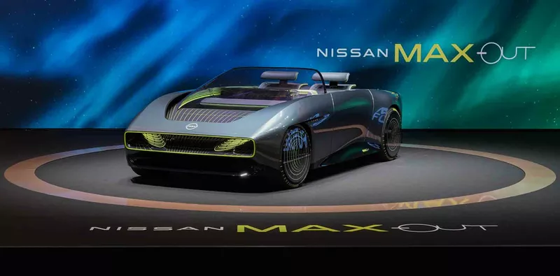 Nissan's electric sports car concept leads sustainable mobility event