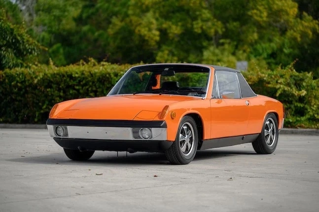 A Porsche 914/6 once owned by Chip Ganassi is up for sale at Bonhams Amelia Island auction.