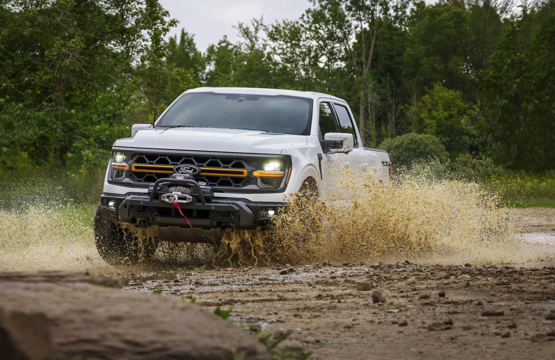 Ford Developing Deployable Mud Flaps