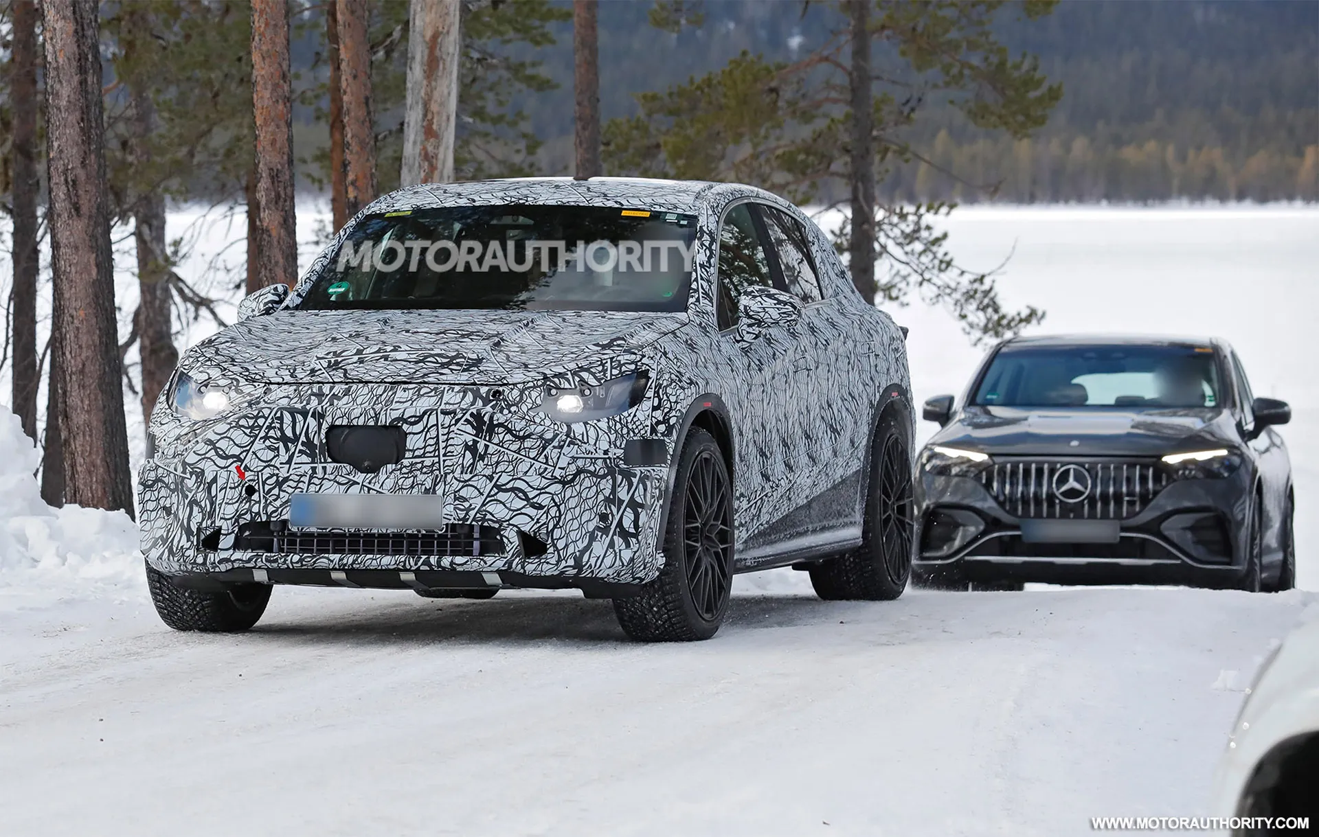 2026 Mercedes-Benz AMG GLC EV is unveiled for the first time