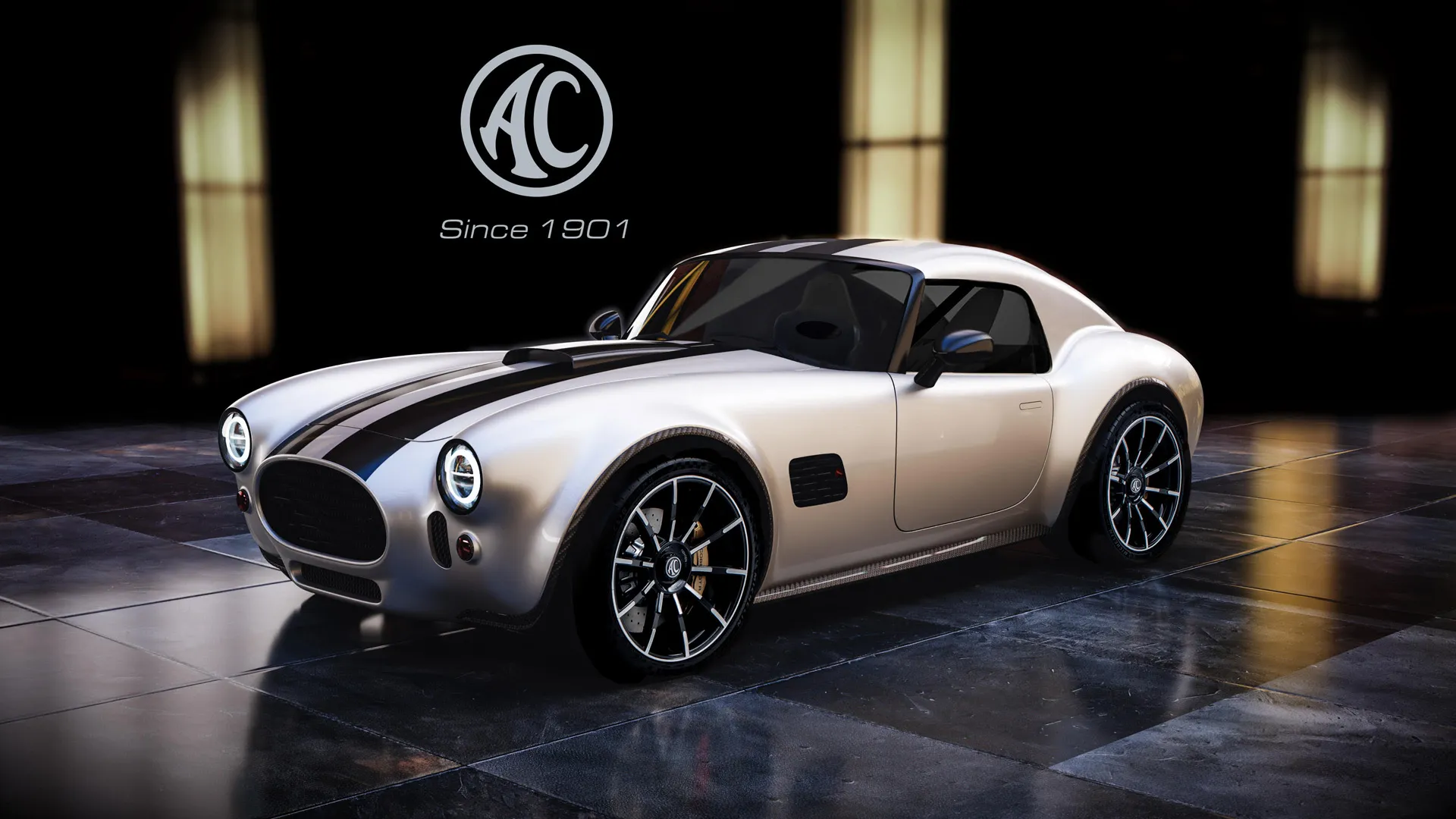 AC's modern Cobra GT Roadster gives birth to a coupe.