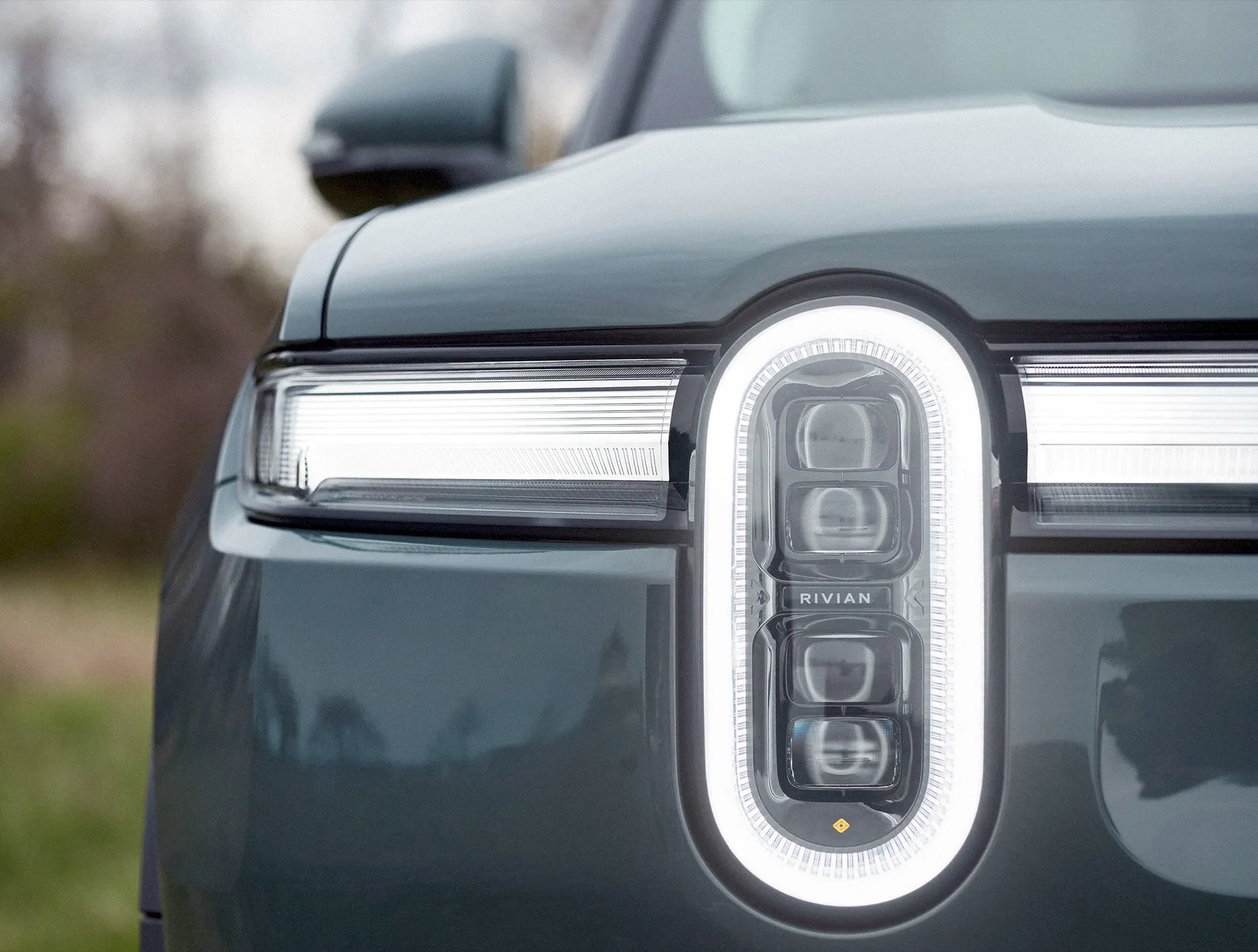 Rivian patents heated headlight lenses