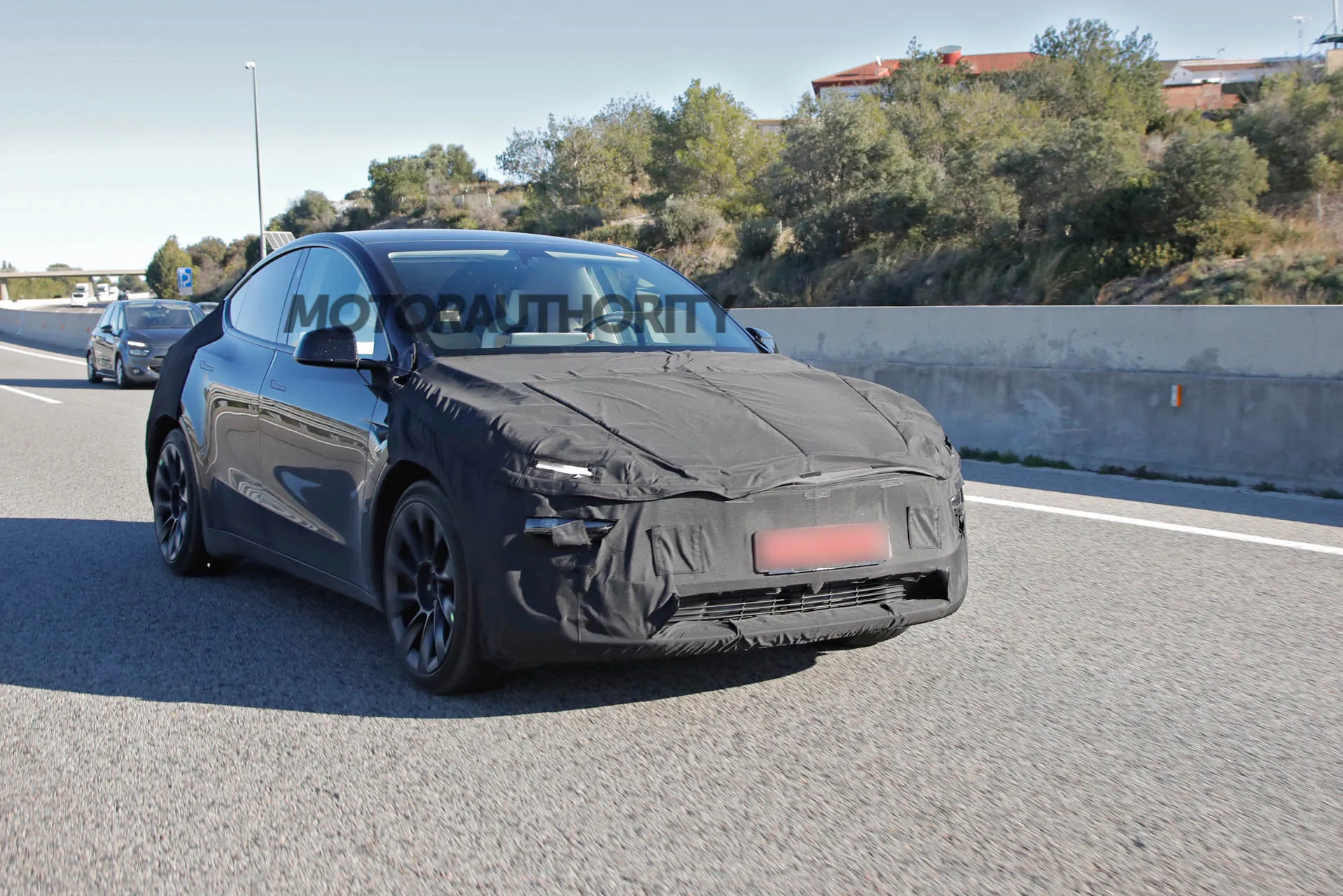 2025 Tesla Model Y Juniper Refresh spotted.